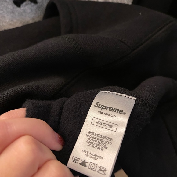 Authentic Supreme Know Thyself Hoodie | Black | Size M - Picture 6 of 9